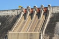 Floodgate of Khun Dan Prakarn Chon Dam