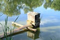 Floodgate of pond