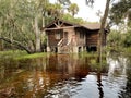 Flooding cabins after hurricane in Myakka State Park