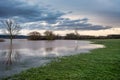 Flooding at the campsite in Kelbra