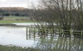 essex countryside uk flooded farmland