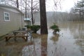 Flooding of Lake Taneycomo in Missouri