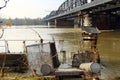 Flooding from the river Po