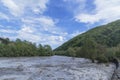 Flooding river