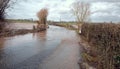 Flooding Road Royalty Free Stock Photo