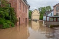 Flooding in small german city