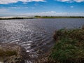 Flooding after Storm at Pamlico Sound on North Carolina Outer Banks Royalty Free Stock Photo