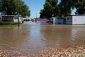 Flooding at a Trailer Court in Kearney, Nebraska After Heavy Rain