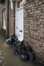 Flooding - Yorkshire - England Royalty Free Stock Photo