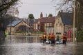 Flooding - Yorkshire - England Royalty Free Stock Photo