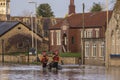 Flooding - Yorkshire - England Royalty Free Stock Photo