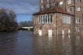 Flooding - Yorkshire - England Royalty Free Stock Photo