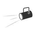 Floodlight. Lamp. Flashlight business concept vector design