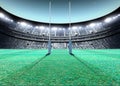 Floodlit Stadium Night Royalty Free Stock Photo