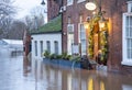 Floods from burst banks of the River Severn cause chaos for Worcester busineses and residents