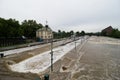 Floods in Prague, 3th june 2013 Royalty Free Stock Photo