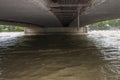 Floods Prague 2013 - Vltava under the Hlavkuv bridge