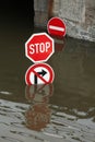 Floods in Usti nad Labem, Czech Republic.