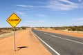 Floods warning sign, Northern Territory, Australia