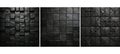 floor black ceramic tile background texture Royalty Free Stock Photo