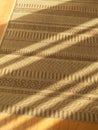Abstract Floor Carpet with Sun Rays Royalty Free Stock Photo