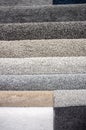 Floor carpets samples. Royalty Free Stock Photo
