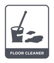 floor cleaner icon in trendy design style. floor cleaner icon isolated on white background. floor cleaner vector icon simple and Royalty Free Stock Photo