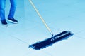 Floor cleaning Royalty Free Stock Photo