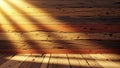 The floor consists of narrower planks complementing the wall s rustic Royalty Free Stock Photo