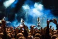 Floor Jansen and finnish rock band Nightwish Royalty Free Stock Photo