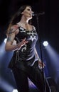 Floor Jansen of Nightwish Royalty Free Stock Photo