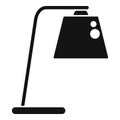 Floor lamp icon simple vector. Decor relax led