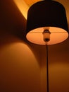 Floor lamp inside my room.I love the color. Royalty Free Stock Photo