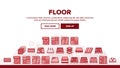 Floor And Material Landing Header Vector Royalty Free Stock Photo