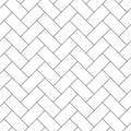 Floor paving, cladding, masonry, parquet. Seamless pattern. Simple rectangles parquet tessellation. Driveway slabs. Minimal floor