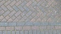 Floor paving driveway pattern brick