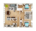 Floor plan. Royalty Free Stock Photo