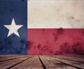 Texture of Texas flag. Royalty Free Stock Photo