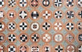 Geometric pattern of mosaic stones Royalty Free Stock Photo