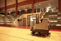 Floor Scrubber Machine in School Gym