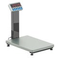 Floor Standing Digital Scale, Weight Computing Postal Scale, 3D rendering Royalty Free Stock Photo