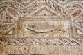 Floor tiles in Kourion, Cyprus Royalty Free Stock Photo