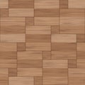 Floor wood parquet. Flooring wooden seamless pattern. Design laminate. Parquet rectangular tessellation. Floor tile parquetry plan