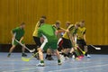 Floorball game Royalty Free Stock Photo
