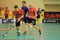 Floorball - Stresovice vs. Vitkovice Royalty Free Stock Photo