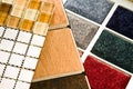 Flooring samples Royalty Free Stock Photo