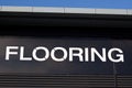 Flooring sign Royalty Free Stock Photo