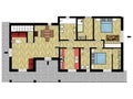 Floorplan 3d. Floor plan. Color floor plans 3d