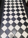 FLOORS TILES BLACK AND WHITE PATTER