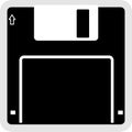 Floppy Disc Icon Royalty Free Stock Photo